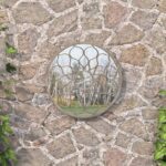 Miroir de jardin Sable 40x3 cm Fer Rond utilisation extérieure