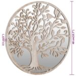 Miroir de jardin Sable 40x2,5cm Fer Rond utilisation extérieure – Image 4