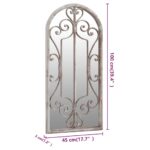 Miroir de jardin Sable 100x45cm Fer pour utilisation extérieure – Image 4