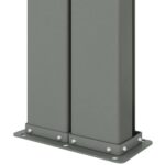 Auvent latéral rétractable Marron 160x600 cm – Image 4