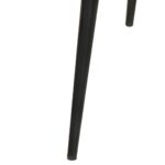 Chaise à oreilles Gris Cuir véritable – Image 6