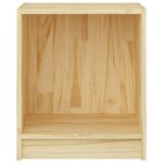 Table de chevet 35,5x33,5x41,5 cm bois de pin massif – Image 3