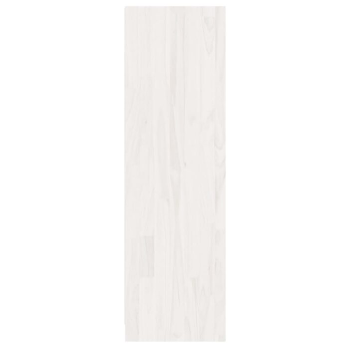 Bibliothèque/Séparateur de pièce Blanc 36x33x110 cm Pin massif – Image 5