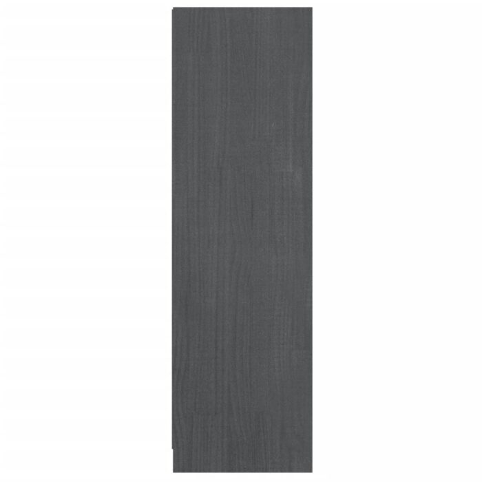 Bibliothèque/Séparateur de pièce gris 36x33x110 cm pin massif – Image 5