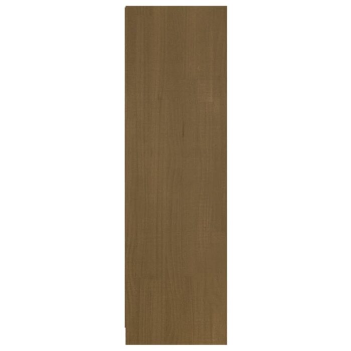 Bibliothèque/Séparateur de pièce Marron miel Bois de pin massif – Image 5