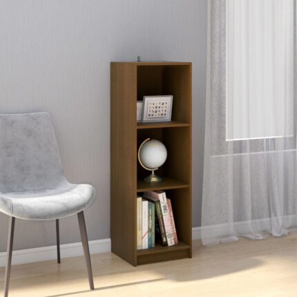 Bibliothèque/Séparateur de pièce Marron miel Bois de pin massif