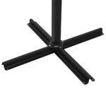 Parasol de jardin en porte-à-faux avec mât en bois taupe – Image 6