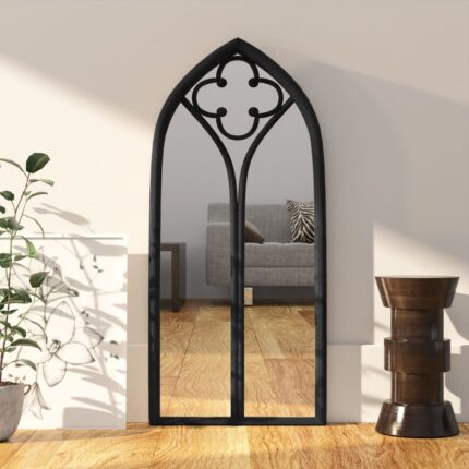 Miroir Noir 70x30 cm Fer pour utilisation à l'intérieur