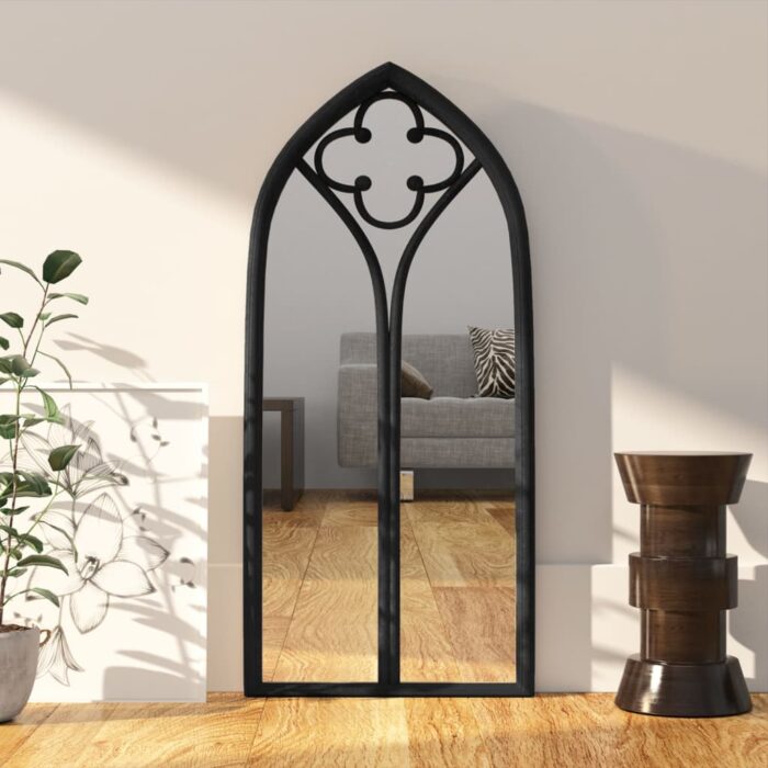 VXL8720286774380_m_en_hd_1.jpg Miroir Noir 70x30 cm Fer pour utilisation à l'intérieur – Image 1