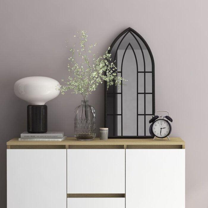 VXL8720286774427_m_en_hd_1.jpg Miroir Noir 70x30 cm Fer pour utilisation à l'intérieur – Image 1