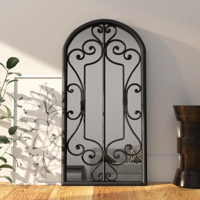 VXL8720286774625_m_en_hd_1.jpg Miroir Noir 70x30 cm Fer pour utilisation à l'intérieur – Image 1