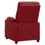 Fauteuil Rouge bordeaux Tissu – Image 4
