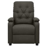 Fauteuil Taupe Tissu – Image 2