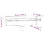 Déversoir pour cascade avec LED RVB Acrylique 45 cm – Image 10