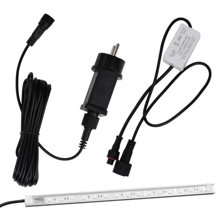 Fontaine de piscine avec LED RVB Acrylique 51 cm – Image 12