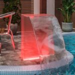 Fontaine de piscine avec LED RVB Acrylique 51 cm – Image 3