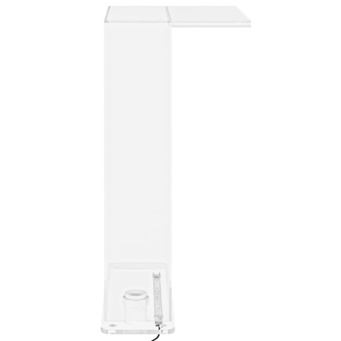 Fontaine de piscine avec LED RVB Acrylique 51 cm – Image 6