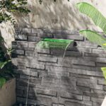 Déversoir pour cascade avec LED RVB Inox 45 cm – Image 3