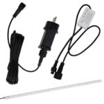 Déversoir pour cascade avec LED RVB Inox 45 cm – Image 9