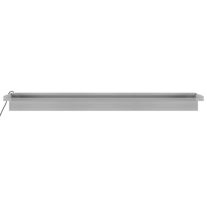Déversoir pour cascade avec LED RVB Inox 90 cm – Image 6