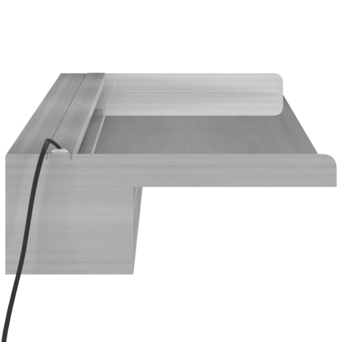 Déversoir pour cascade avec LED RVB Inox 90 cm – Image 7