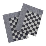 Serviettes de cuisine 50 pcs bleu et blanc 50x70 cm coton – Image 5