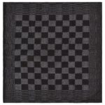 Ensemble de serviettes 20 pcs noir et gris coton – Image 8