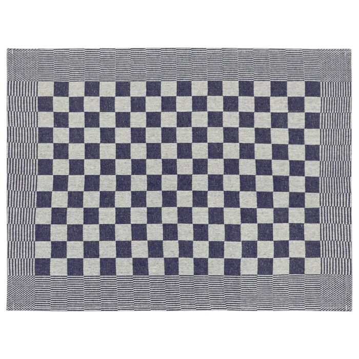 Ensemble de serviettes 10 pcs bleu et blanc coton – Image 7