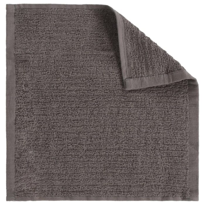 Ensemble de serviettes 12 pcs noir coton – Image 10