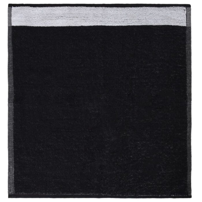 Ensemble de serviettes 12 pcs noir coton – Image 6