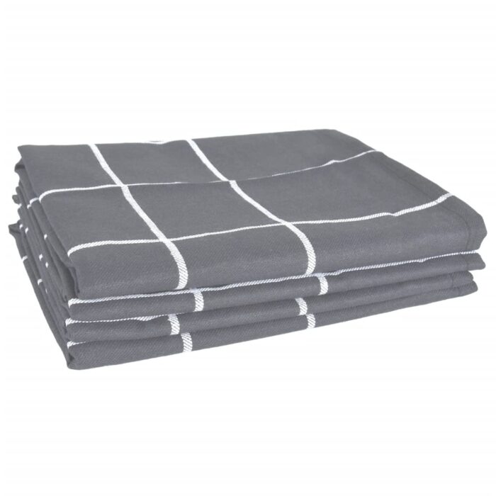 Ensemble de serviettes 12 pcs gris coton – Image 3