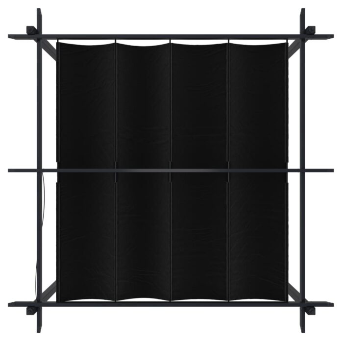 Tonnelle de jardin avec toit rétractable 3x3 m Anthracite – Image 5