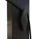 Tonnelle de jardin avec toit rétractable 3x3 m Taupe – Image 7