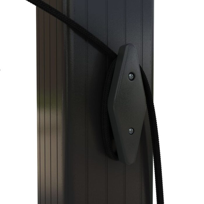 Tonnelle de jardin avec toit rétractable 3x3 m Taupe – Image 7