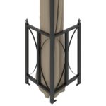 Tonnelle avec parois et toit double 3x4 m Taupe – Image 3