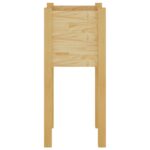 Jardinière d'extérieur 31x31x70 cm bois de pin massif – Image 3