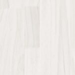Jardinières d'extérieur 2 pcs Blanc 40x40x70 cm Bois de pin – Image 2