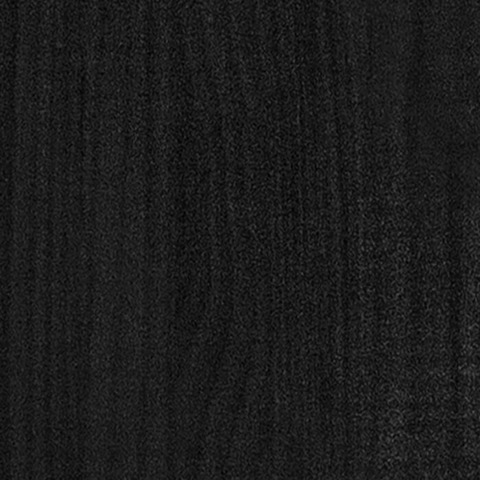 Jardinières d'extérieur 2pcs Noir 40x40x70cm Bois de pin massif – Image 2