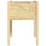 Jardinière d'extérieur 50x50x70 cm bois de pin massif – Image 3
