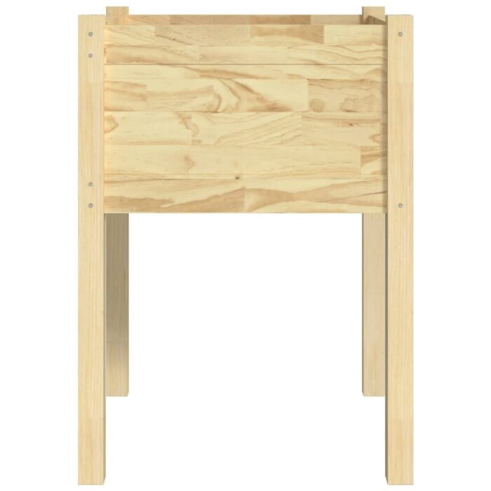 Jardinière d'extérieur 50x50x70 cm bois de pin massif – Image 3