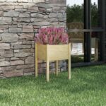 Jardinière d'extérieur 50x50x70 cm bois de pin massif