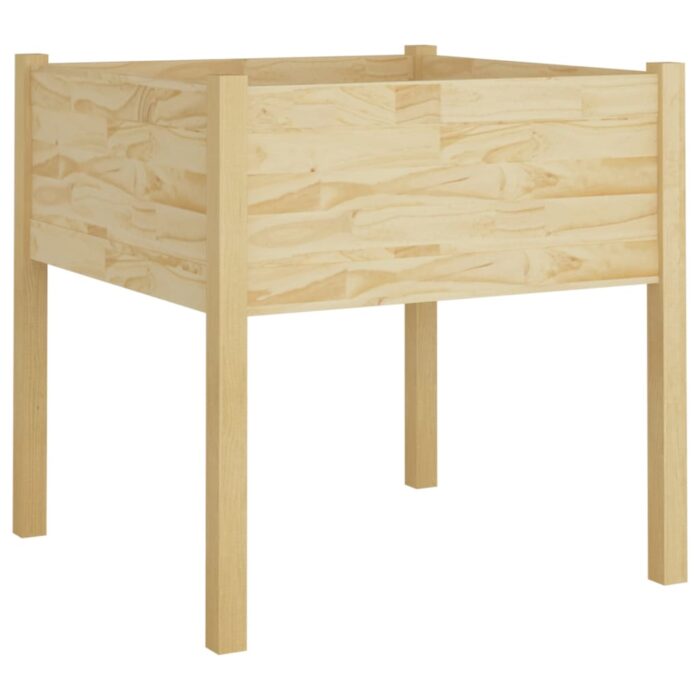 Jardinières d'extérieur 2 pcs 70x70x70 cm bois de pin massif – Image 3