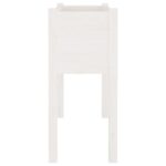 Jardinières 2 pcs Blanc 70x31x70 cm Bois de pin massif – Image 5