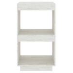 Bibliothèque Blanc 40x35x71 cm Bois de pin massif – Image 4