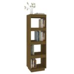 Bibliothèque/Séparateur de pièce Marron miel 40x35x135 cm Pin – Image 2