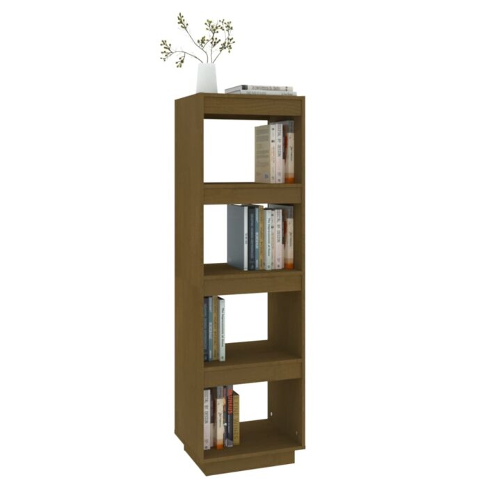 Bibliothèque/Séparateur de pièce Marron miel 40x35x135 cm Pin – Image 2