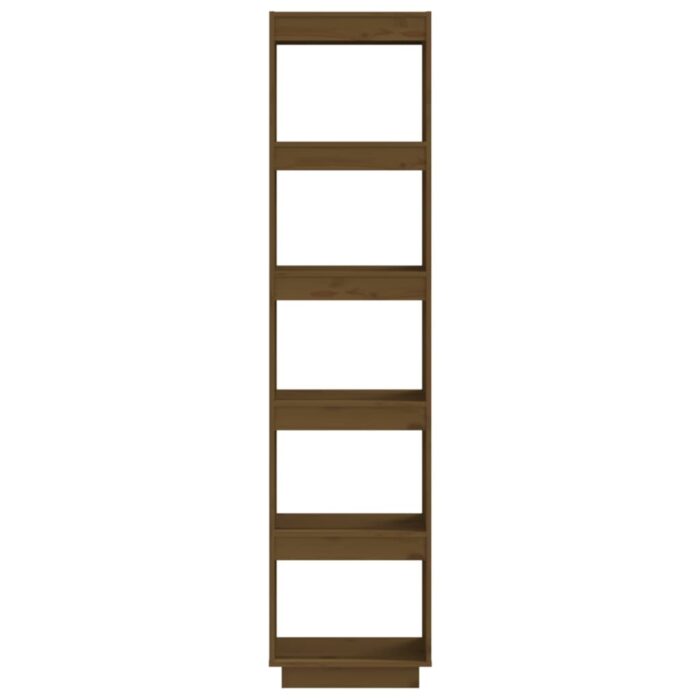 Bibliothèque/Cloison Marron miel 40x35x167 cm Pin solide – Image 3
