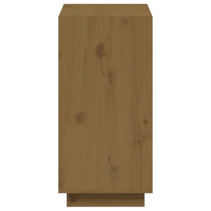 Bibliothèque Marron miel 60x35x71 cm Bois de pin massif – Image 4