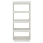 Bibliothèque/Séparateur de pièce Blanc 60x35x135 cm Pin massif – Image 4