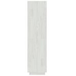 Bibliothèque/Séparateur de pièce Blanc 60x35x135 cm Pin massif – Image 5